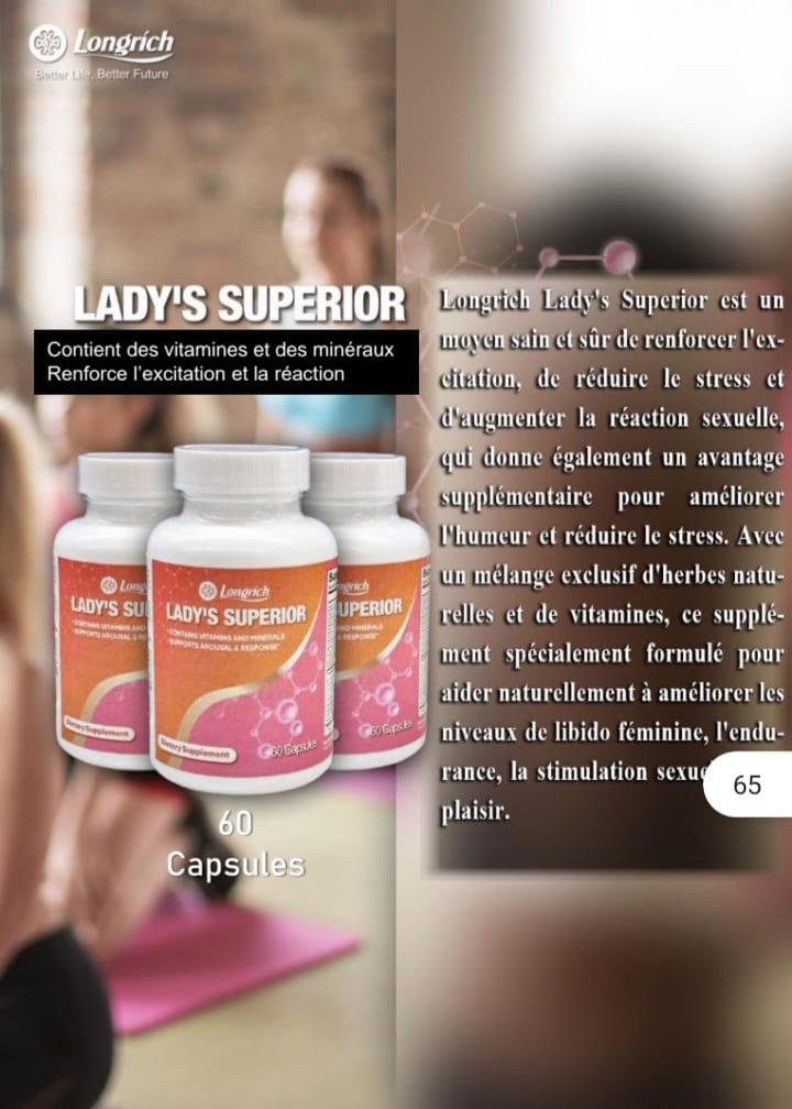 LAYDY'S SUPERIOR – Vitalité Féminine & Bien-être Intime (60 capsules)
