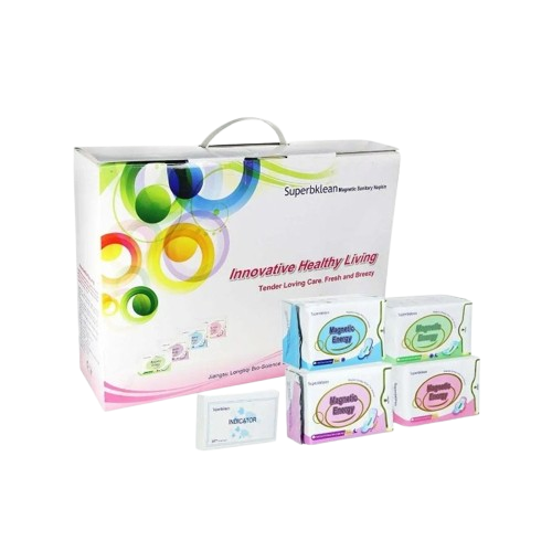 SERVIETTE HYGINIQUE MAGNETIQUE Mélange Superbklean (hommes et femmes)