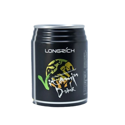 BLACK GINGER DRINK Canette vitaminée à base de cordiceps militaris et gingembre 250 ml